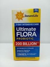 Renew Life Ultimate Flora Probiotic Powder 200 Billion CFU | 7 Packets 9/27