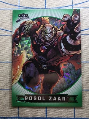Fleer Brilliants Superman - Rogol Zaar #41 Green Kryptonite Parallel 129/499