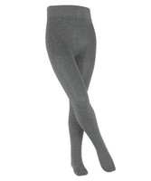 Strumpfhose Kinder Falke Family K Ti 98-104 Grau Baumwolle Dick Einfarbig 3390
