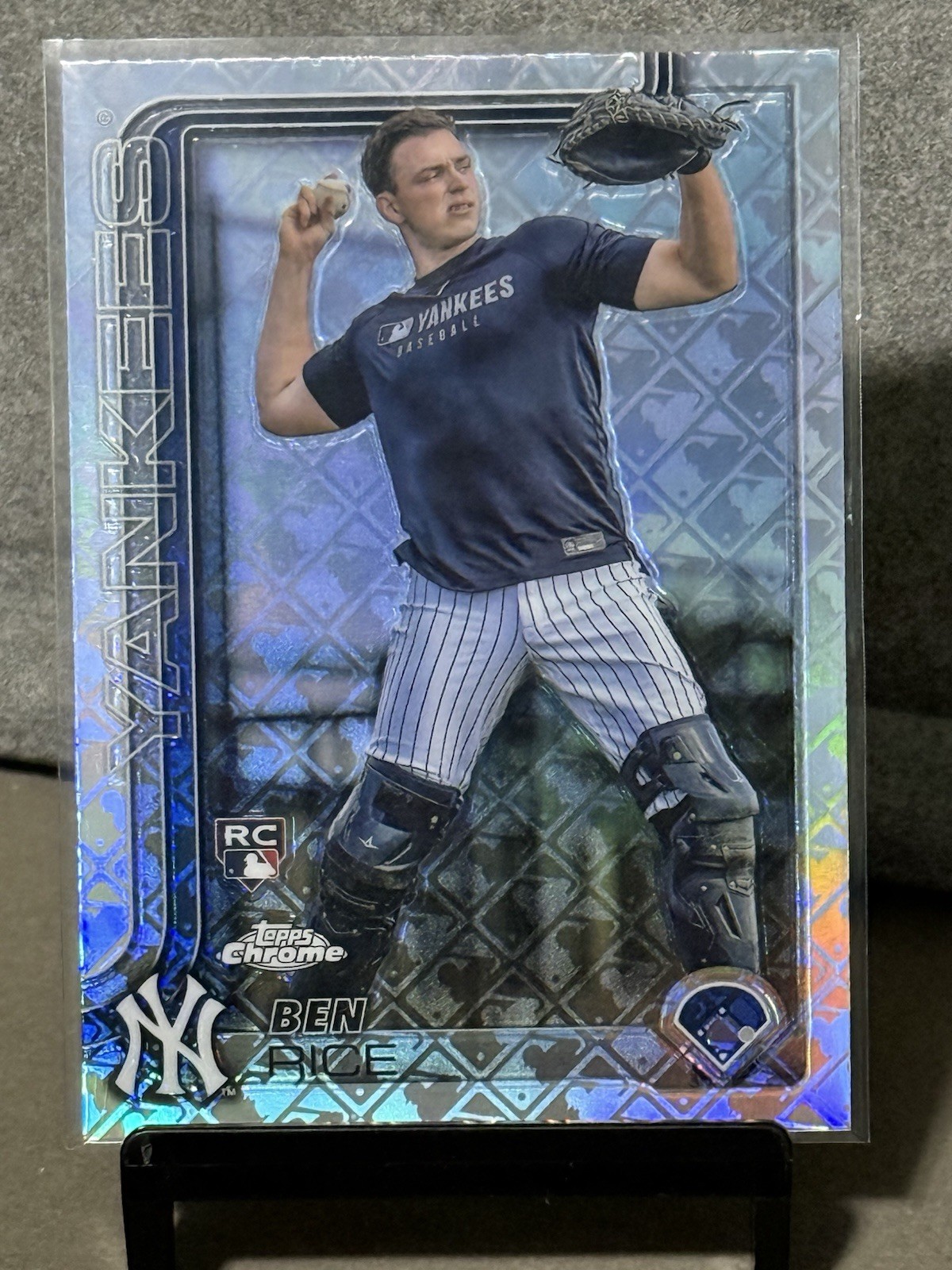 2025 Topps Chrome Logofractor - Ben Rice Image Variation SP Rookie (RC) #139