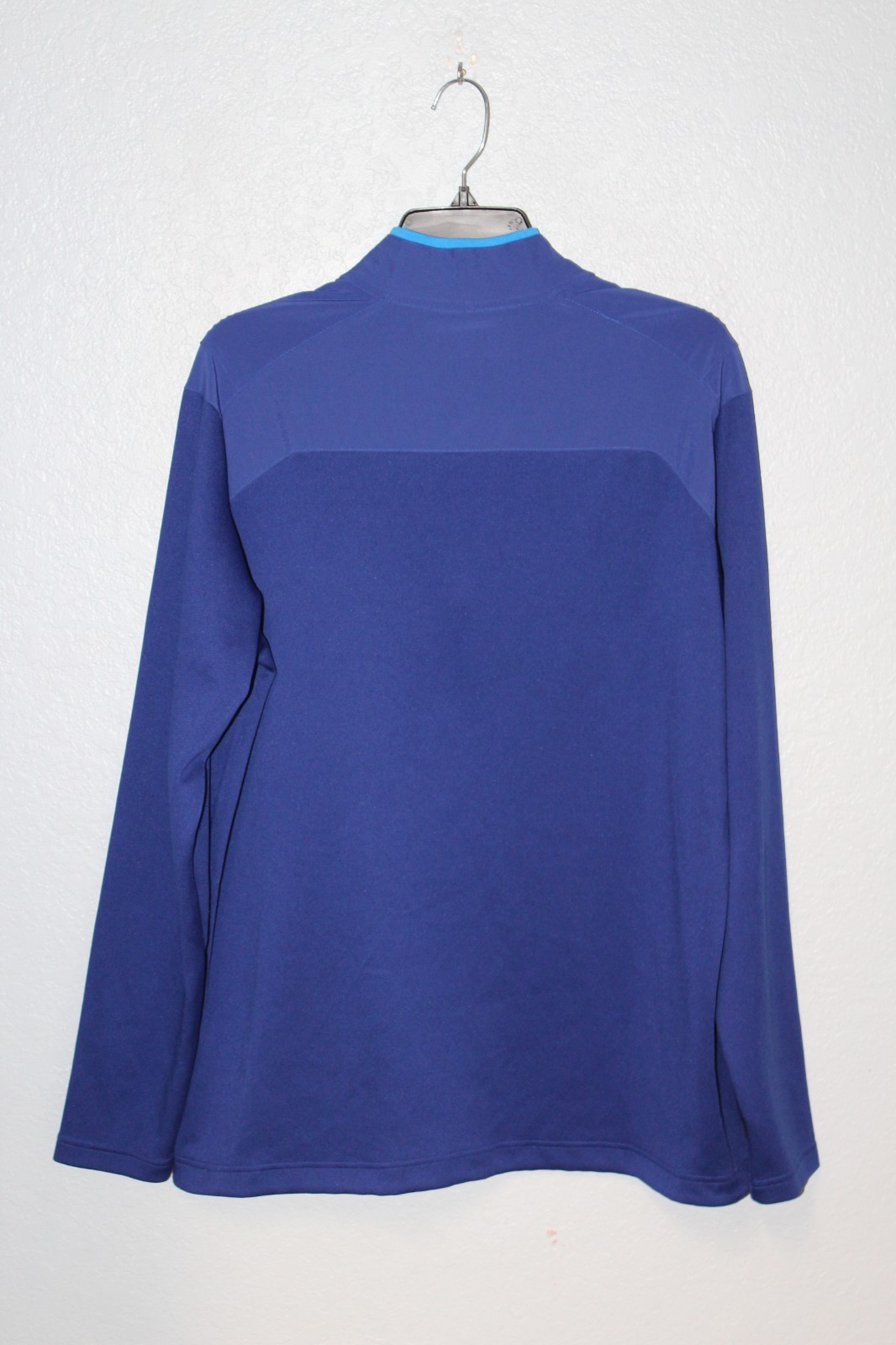 SACAI X NIKE Nike Golf Uomo GRANDE 1 4 Zip Pullover Giacca Dri Fit Blu 802089 455 Leggero