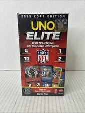 UNO Elite NFL Starter Pack 2025 Core Edition SEALED F2