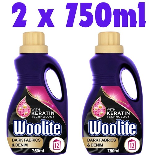 Woolite Liquid Laundry Detergent 750ml For Dark Fabrics & Denim Revives Colours - Picture 16 of 18