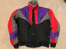 Vintage Yamaha Sportswear Colorblock Winter Jacket Men’s Large 80s 90s Quilted