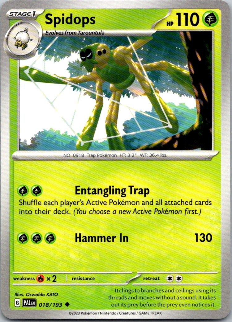 Spidops 18/193 Pokemon SV:Paldea Evolved
