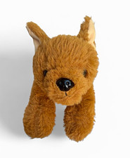 Small Brown Dog Plush Stuffed Animal Toy Small 6-14 in Recommended Age Range 3