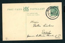 Afrique du Sud Entier Carte Postale 1/2 d Afrique du Sud-Ouest - Couru Windhuk