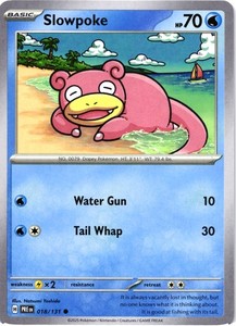 Slowpoke  18/131 - Pokemon Prismatic Evolutions - NM