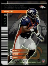 2001 NFL Showdown 1st Edition #131 Dwayne Carswell FOIL