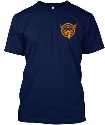 Multiple Sclerosis Awareness Flag Classic T-Shirt Made in the USA Size S to 5XL