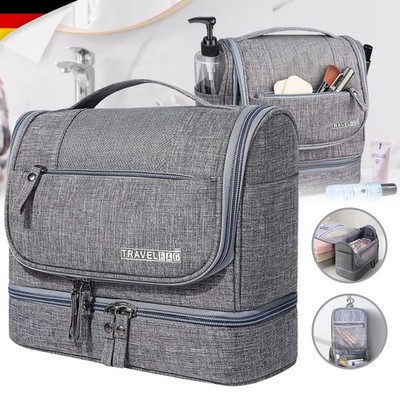 Kulturtasche zum Aufhängen Waschtasche Herren Damen Kosmetiktasche Kulturbeutel