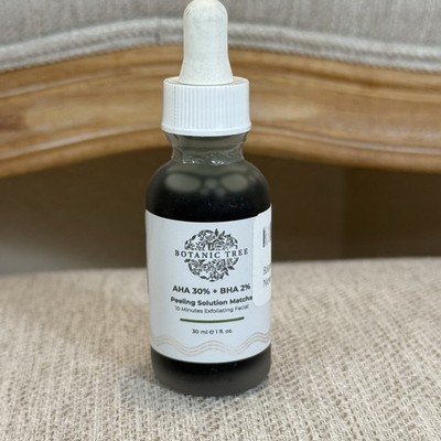 Botanic Tree peeling solution matcha AHA 30% + BHA 2%-10 MIN exfoliating facial