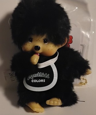 Monchhichi Sekiguchi COLORS Schwarzes FELL 