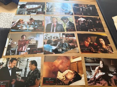 Pulp Fiction Aushangfotos 12 Stck. Tarantino, Travolta, Bruce Willis, Jackson