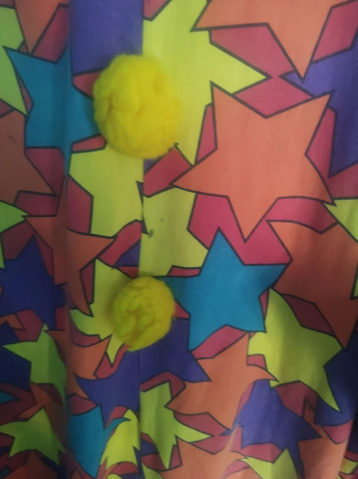 VTG Rubies Clown Costume Stars Colorful Halloween RARE Plus Size 2XL 3Xl? - Image 3 of 4