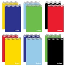 Spiral Memo Pads, Top Wire Bound, 3 x 5 Inch Pocket Notepad, College Ruled, 6...