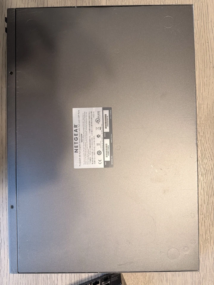 Netgear GS752TP ProSafe 48-Port Gigabit Smart Switch with PoE and 4 SFP Ports - Image 4 of 4