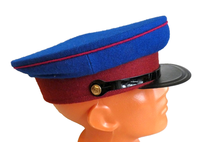 Russian Army WW2 NKVD Officer Visor Cap Hat Red Star Badge 62cm XL