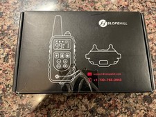 Slopehill Dog Training Bark Collar With Remote waterproof LCD