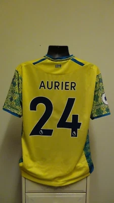 Nottingham Forest Away Football Shirt Jersey 2022-2023 AURIER 24 Large BNWT - Image 1 of 4
