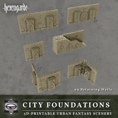 Hexengarde Walls for D&D, RPG, Mordheim, Frostgrave