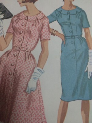 shirt dress with flared skirt Linen Summer Midi Fit and Flare Shirt Dress 3480 main image 0