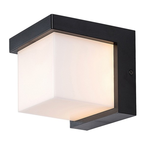 Wandlampe AußEnwandleuchte Wandleuchte Gartenlampe Schwarz Led 10W IP54 580Lm-image