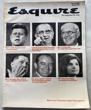 ESQUIRE Magazine April 1965, RFK, Arnold Palmer, J. Shrimpton, Minn. Fats