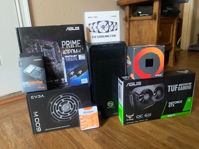new pc black gaming ryzen5 4.2ghtz, gtx 1660ti nvidia gpu graphics card 
