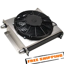 Derale 15875 40 Row Hyper-Cool Extreme Remote Cooler, -10AN