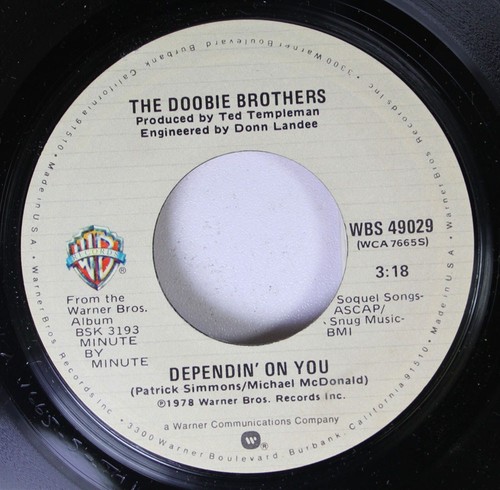 Rock Nm! 45 The Doobie Brothers - How Do The Fools Survive? / Dependin' On You O - Picture 2 of 2