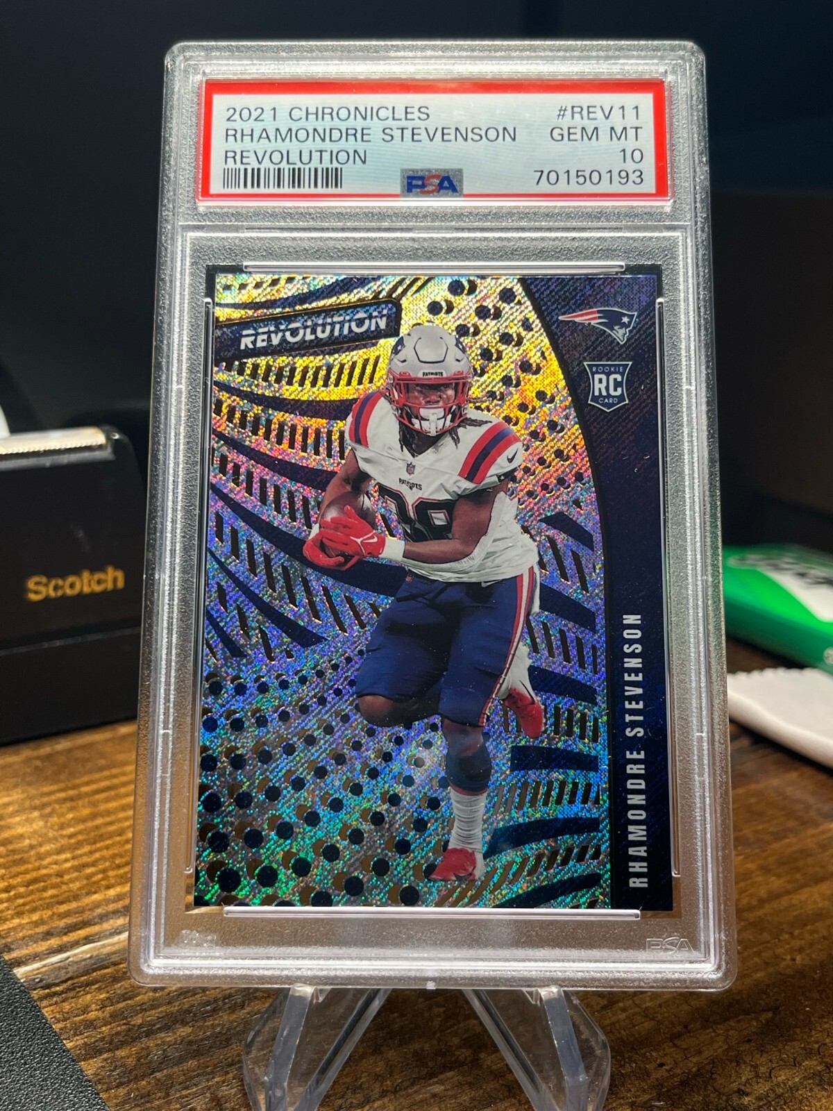 Rhamondre Stevenson Panini Chronicles Revolution #REV11 Base