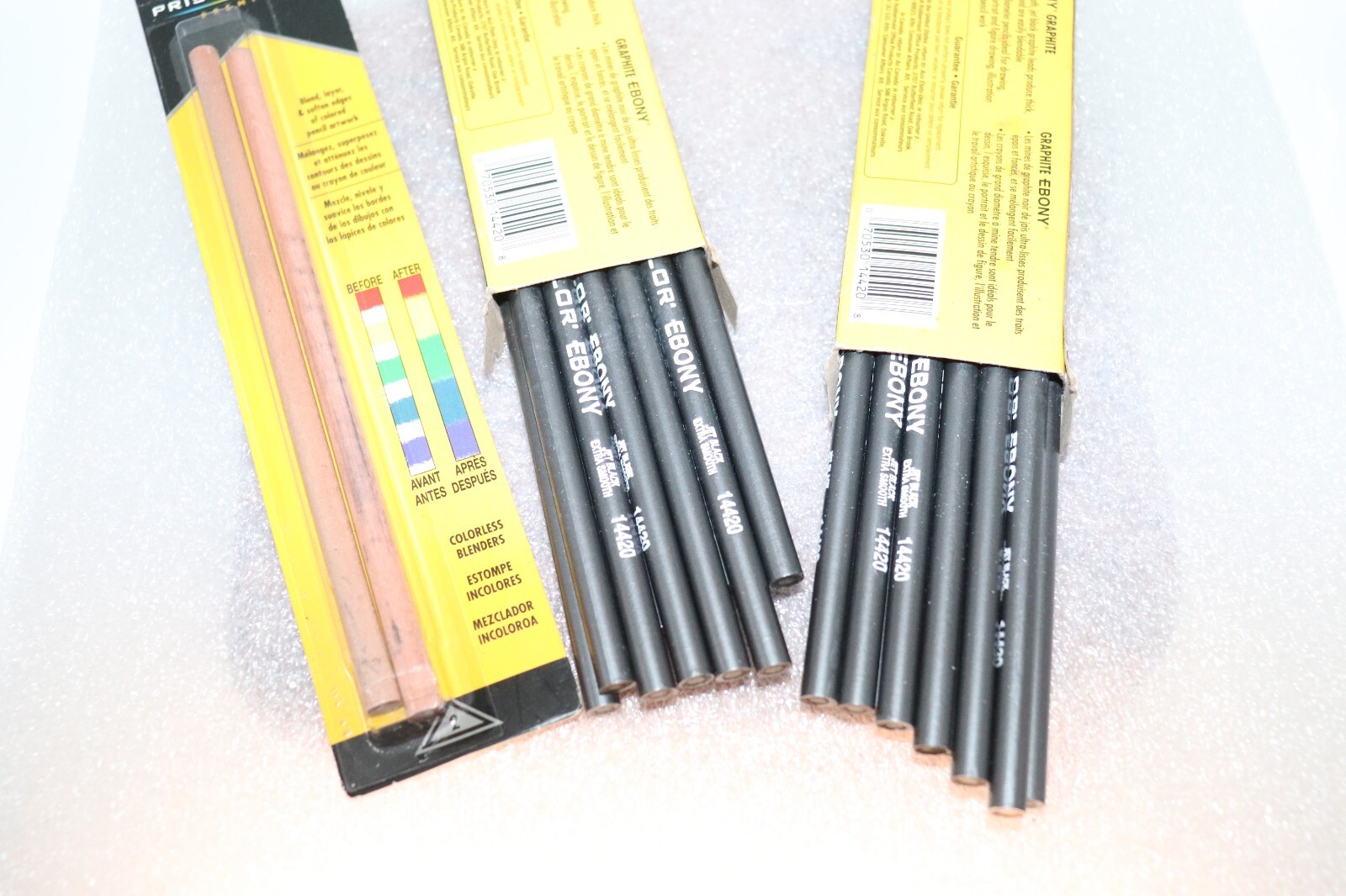 Prismacolor Premier Jet Black Ebony Graphite Drawing Art Pencils Lot