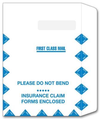 787 Large Claim Form Mailing Envelope 9 x 13