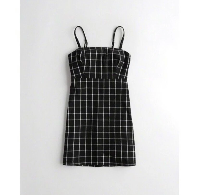 hollister plaid dress eBay