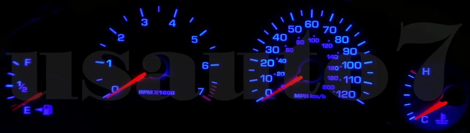 Dash Cluster Gauge BLUE LED LIGHTS UPGRADE KIT Fits 98-04 Dodge Intrepid 2nd Gen - Изображение 2 из 4