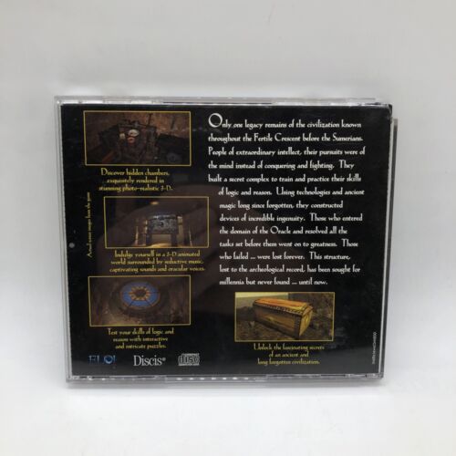 Discis Entertain Jewels Of The Oracle PC CD ROM Win 3.1 95 MAC DISC ONLY #D320 - Picture 4 of 4