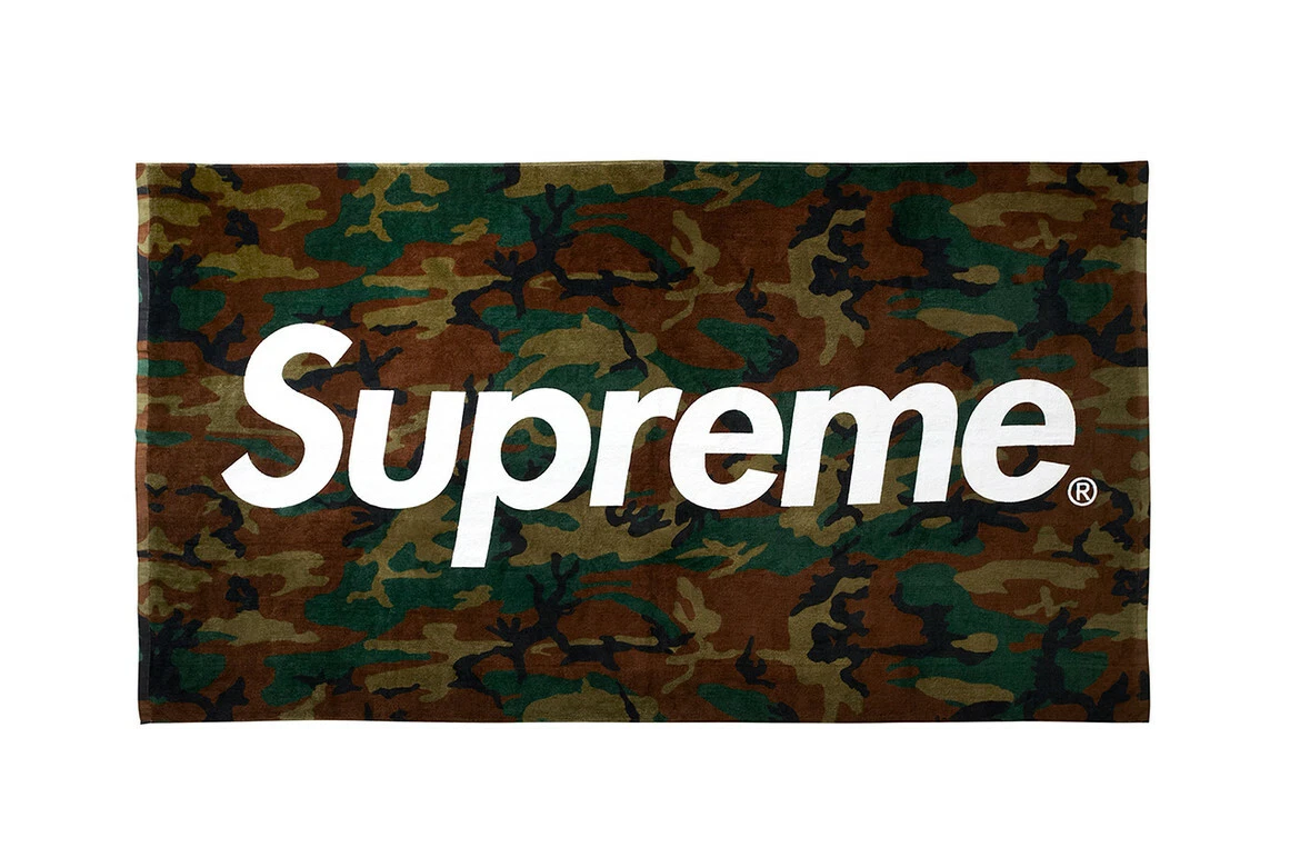 Serviette de plage Supreme Camo authentique NEUVE SS 2013