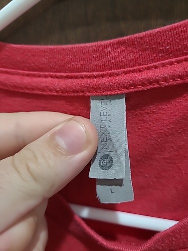 Next Level Apparel Til Valhalla Project TVP Red Flag Shirt L - Picture 4 of 6