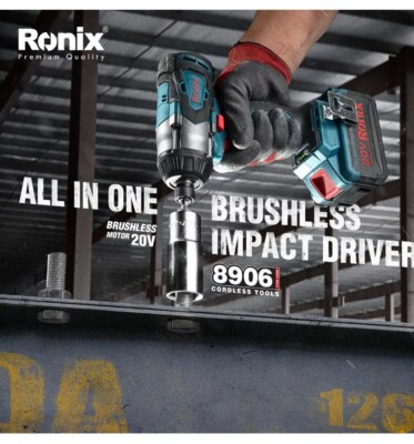 Ronix Impact driver Drill Battery 20 volt each