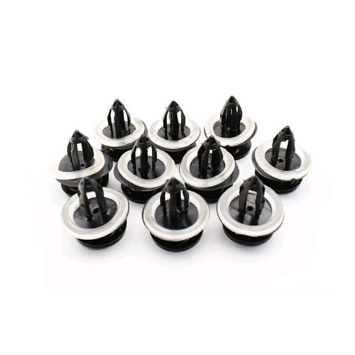 10x Clips de sujeción de tarjetas de puerta interior para piezas de coche de plástico para Audi A3 8P A4 B6 B7 - Imagen 11 de 15
