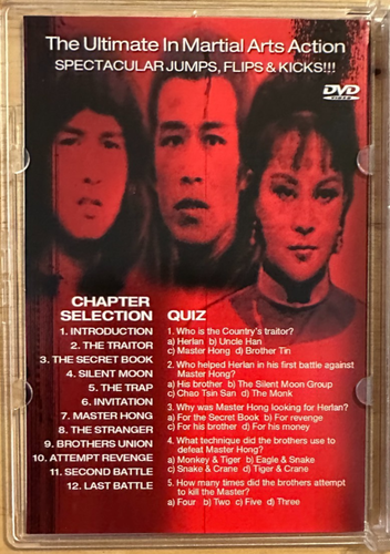 Snake-Crane Secret (DVD, 1985) Classic Martial Arts ~ VERY GOOD CONDITION ~ RARE - Picture 6 of 6