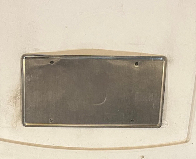 Lineman Line Life Chrome License Plate Frame - Heavy Duty Metal With Color Inserts