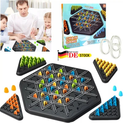 MARKENLOS Triggle Game interaktive Steckspiel Klassische lustige Spiel Desktop Brettspiele