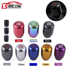 5 Speed Car Auto Shift Knob Short Gear Shifter Lever JDM Manual MT Aluminum
