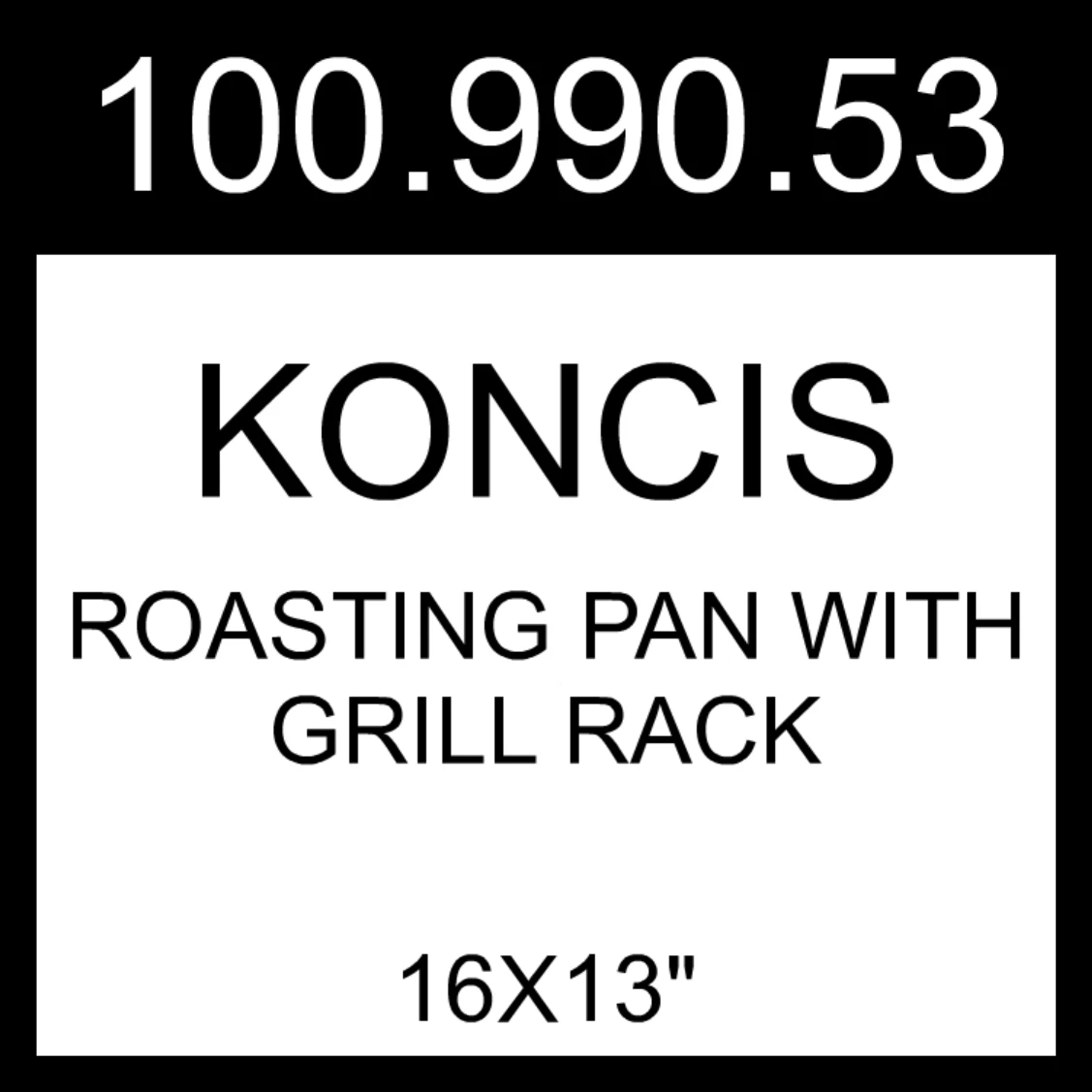 KONCIS Roasting pan with grill rack, stainless steel - IKEA