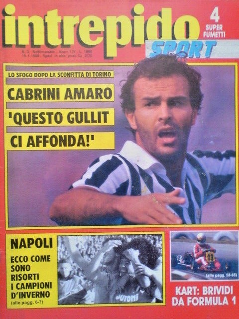 INTREPIDO 1988 N° 3 CAMPIONI DEL NAPOLI- GO KART ( zu)