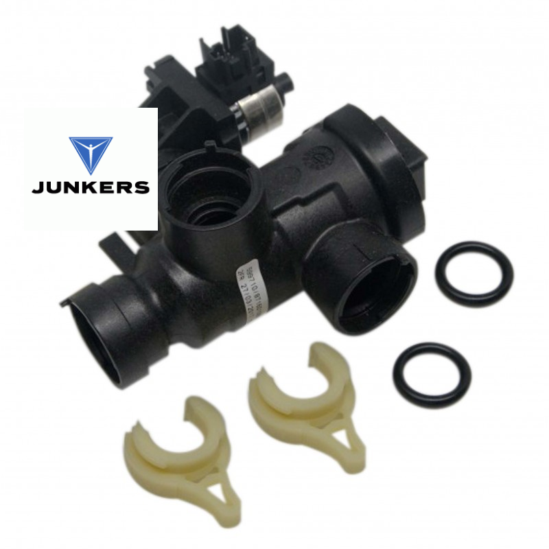 Valvola tre vie caldaia Junkers 87160108010 Ceraclass Excellence, Cerapur Smart,