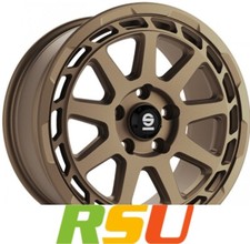 Sparco Gravel rally bronze 8x18" ET48 LK5 112 ML 73.1 Alufelgen 18 Zoll