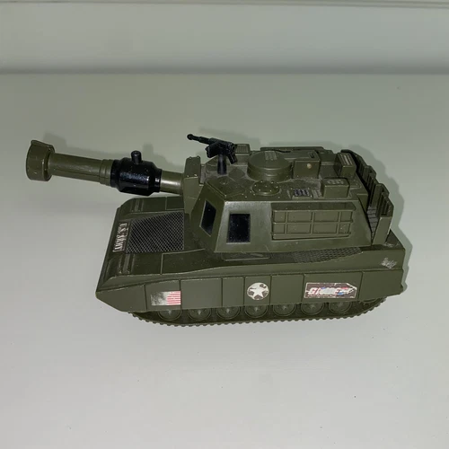 GI Joe Slugger Tank 2004 Artillery Cannon Vehicle Hasbro Military Toy #04386